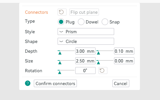 Orcoslicer connectors